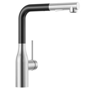 Torneira de cozinha extraível - cecipa max - duchinha 40cm - inox escovado