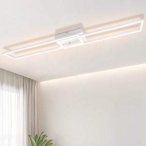 Nettlife plafon LED branco moldura moderna 32w 3000k