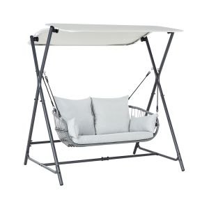 Baloiço fiastra metal cinzento claro