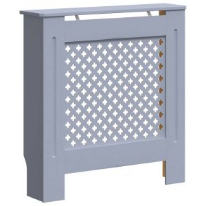 Cobertura de radiador mdf 78 cm cinzento