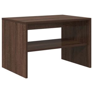 Móvel de tv - helloshop26 - dupla função 60x40x40 cm - carvalho marrom - ma