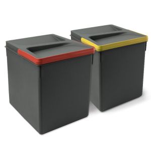 Balde do lixo para gavetao de cozinha recycle, altura 266