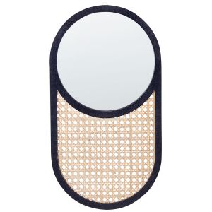 Espelho baleal 30 cm 56 cm rattan natural