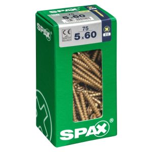 Tirafondo cabeza plana yellox - l - 5x60 mm