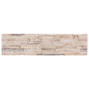 vidaXL paneles de pared 3d 14 unidades eps blanco y rojo 100x25 cm