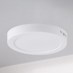 Plafon de superfície LED 100lm/w 12w 1200lm 6000ºk ip20