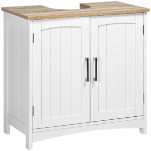 Móvel para lavatório pousar 60x33x60 cm mdf color blanco kleankin
