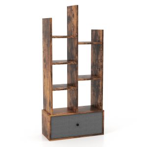 Estante de biblioteca - helloshop26 - arborescente - 7 níveis - madeira - m