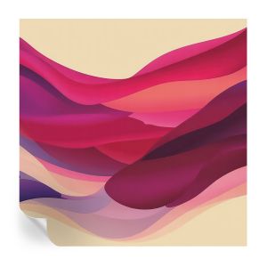 Papel de parede adesivo ondas líquidas 250x250 tulup