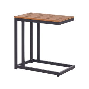 Mesa de apoio de jardim messina 60 cm 35 cm preto