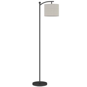 Candeeiro de pé 54,3x30,6x159,6 cm metal e tecido Homcom, casa - iluminação