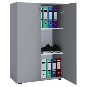 Gabinete de oficina lona gris an. 70 x al. 111 x p. 38 cm