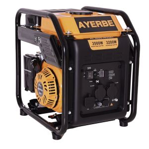 Gerador inverter gasolina 3500w motor kiotsu silencioso saída 12v