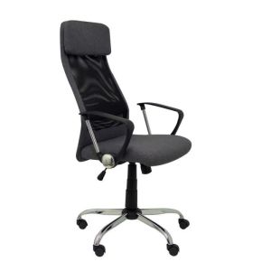 Silla de dirección ergonómica - piqueras y crespo - esteras - tissu - gris