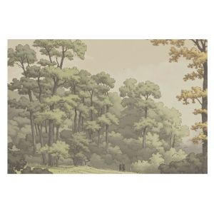 Papel de parede tnt 312x219 idílio na floresta tulup