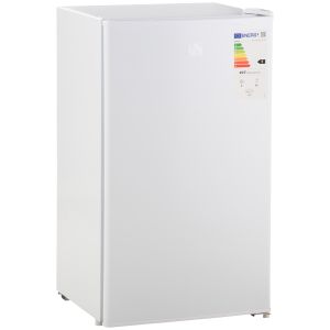 Mini frigorífico aço e plástico branco 47.5x44.2x84 cm