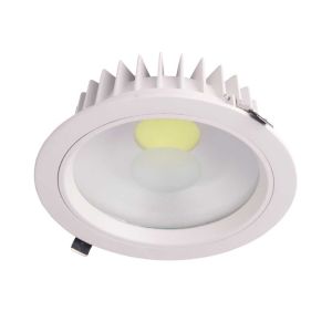 Downlight LED redondo 35w 2850lm ø20cm 3000k branco eilen
