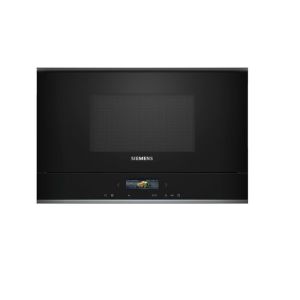 Microondas de embutir Siemens 21l 900w preto - bf722l1b1