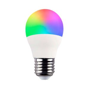 Lâmpada LED esférica Wi-Fi inteligente E27 5w equi.35w 450lm rgbww