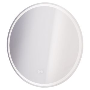 Espelho iluminado lou - bordas com efeito mate - ø80 cm