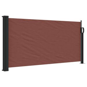 Toldo lateral retrátil 100x300 cm castanho
