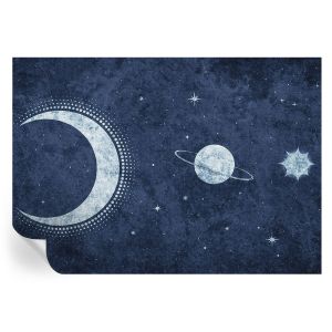 Papel de parede vinílico motivo de estrela 208x146 tulup