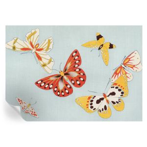Papel de parede adesivo borboletas artísticas 208x146 tulup
