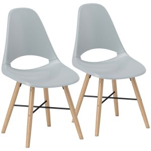 Conjunto cadeiras sala de jardim abs e metal, madeira de borracha