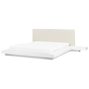 Cama zen 160 x 200 cm branco