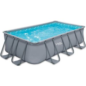 Piscina tubular ludo 3 - 5,49 x 2,74 x 1,32 m - filtração de areia 5,1m3/h