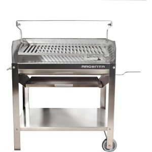 Churrasqueira argentina argenta 70i inox profissional com grelha elevável