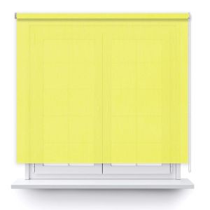 Estor enrollable translúcido amarillo 250x250cm.