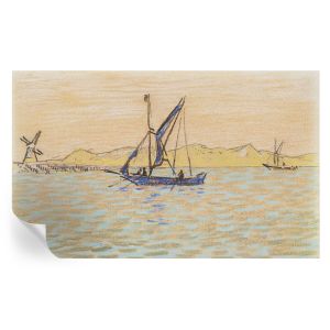 Papel de parede autocolante mar de paz 416x254 tulup