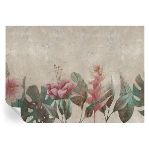 Papel de parede autocolante flora sutil 208x146 tulup
