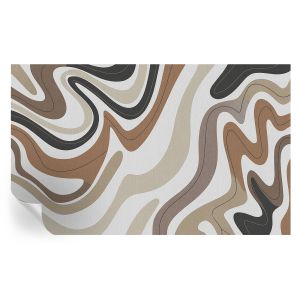 Papel de parede adesivo ondas harmoniosas 416x254 tulup