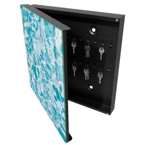 Caixa para guardar chaves decorativa 30x30x5, abertura à esquerda tulup