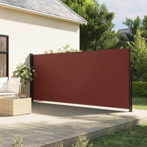 Toldo lateral retrátil 180x300 cm castanho egw823689