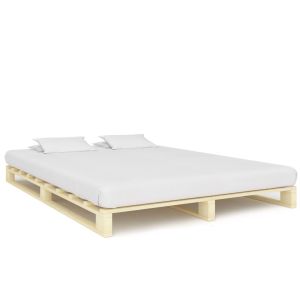 Cama em paletes pinho maciço 180x200 cm yht4067