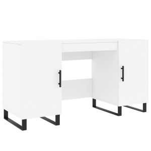 Secretária 140x50x75 cm derivados de madeira branco