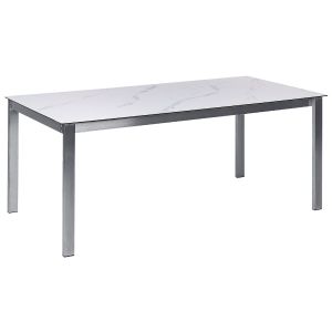 Mesa de jantar vidro de segurança (temperado) branco cosoleto