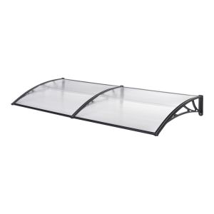 Toldo exterior mellerud para portas com proteção transparente 300x100 cm