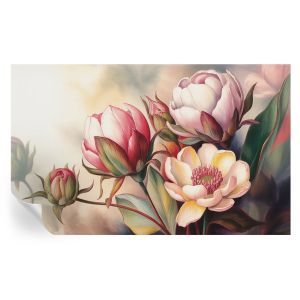 Papel de parede adesivo um buquê de flores 416x254 tulup