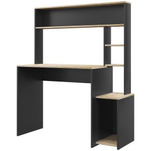 Secretária para computador 114x45x138 cm bicolor Homcom