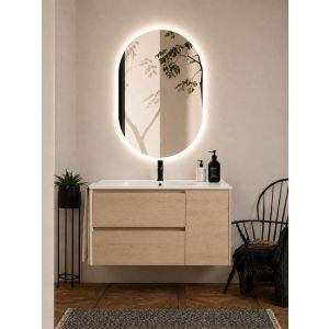 Móvel de banho com lavatório itaca sem espelho 80x40 cm estepa