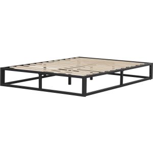Estrutura de cama metálica 160 x 200 cm - preto