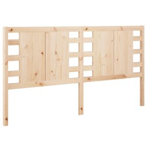 vidaXL cabecero de cama madera maciza de pino 206x4x100 cm