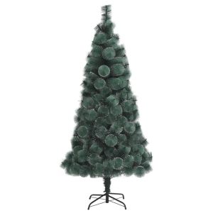 Árvore de natal artificial com suporte 120 cm pet verde pt3656
