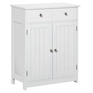 Armário casa de banho 60x30x75 cm mdf color blanco kleankin