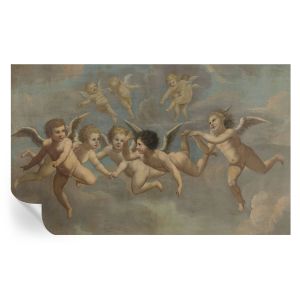 Papel de parede vinílico figuras angelicais 416x254 tulup