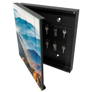 Caixa para chaves decorativa 30x30x5, abertura à esquerda tulup